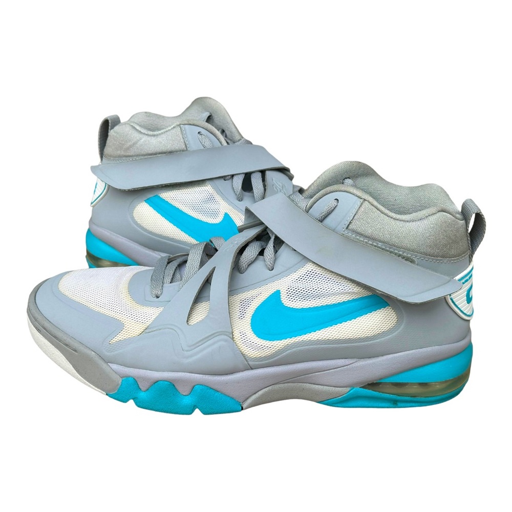 Nike Men's Gray and Blue Sneakers